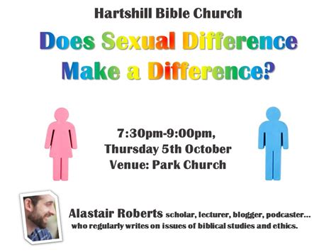 Does Sexual Difference Make A Difference Park Church