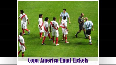 Mais la grande finale de la copa america , qui aura lieu samedi 10 juillet au mythique stade maracana de rio de janeiro, sera surtout. Copa America Final Tickets WATCH NOW - YouTube