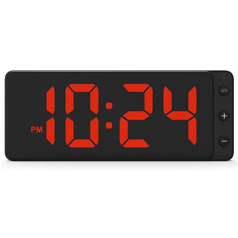 Buy Digital Wall Clock With Large Display Big Digits Auto Dimming 12