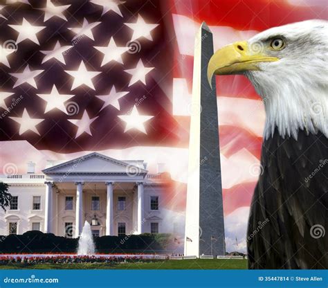 United States Of America Patriotic Symbols Stock Photo Image Of