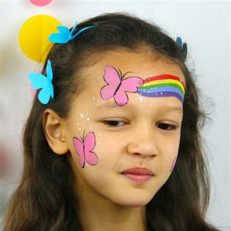 Butterfly Face Painting For Kids