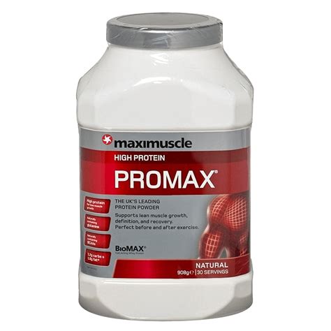 Maximuscle Promax Powder Natural Natural Holland And Barrett The Uks