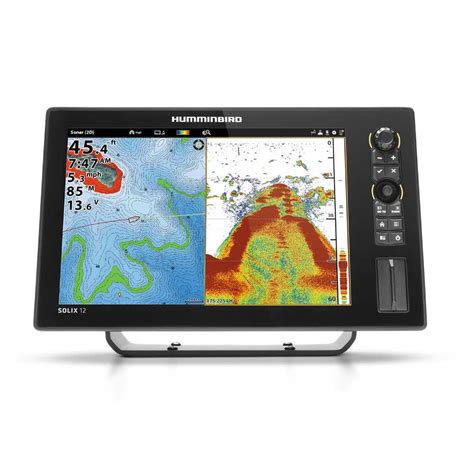 Humminbird Solix 12 Chirp Gps With Transducer And Chart Black Waveinn