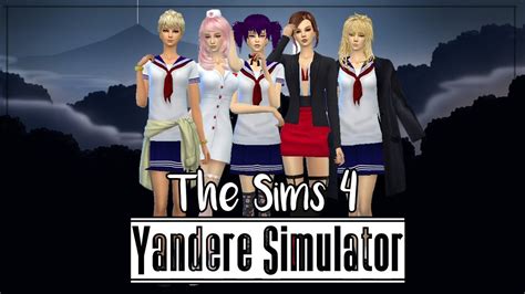 The Sims 4 Create A Sim Game Character Yandere Simulator Part 2