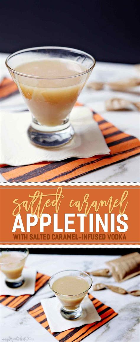 My favorite drink is a long island iced tea which is vodka + a whole mess of other crap, but for simpler. Salted Caramel Appletini with Salted Caramel-Infused Vodka | Recipe | Salted caramel, Delicious ...