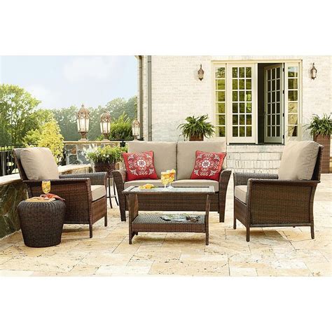 Ty Pennington Style Parkside 4 Piece Deep Seating Set Outdoor Living