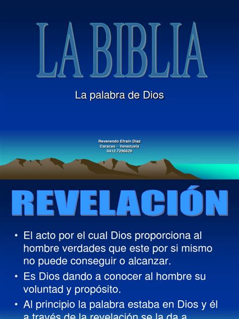 Presentación De La Biblia Nuevo Testamento Dios