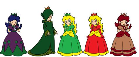 My Mario Princess Ocs By Technoritona On Deviantart