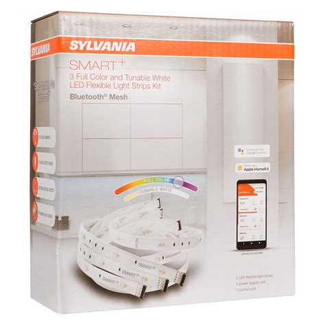 Sylvania Smart Bluetooth Led Flex Light Strip Kit A19 Tunable