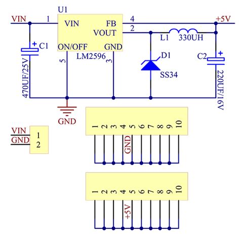 Lm2596 Dc Dc Buck Converter Circuit Diagram How To Apply Dc To Dc