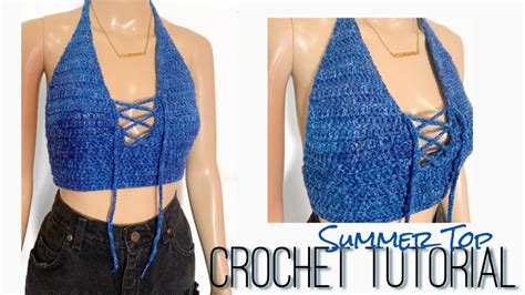 Crochet Bralette Summer Top Youtube