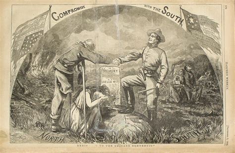 Propaganda And Satire Illustrations In The American Civil War Artwork