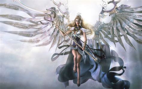 Fantasy Angel Warrior Artwork Art Wallpaper 1920x1200 649752