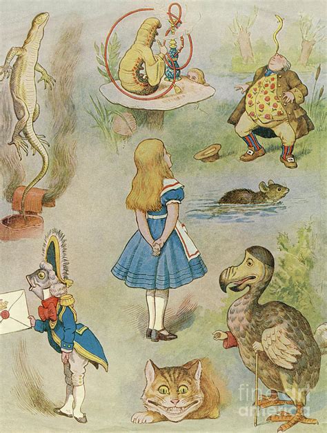 Alice In Wonderland Book Drawings