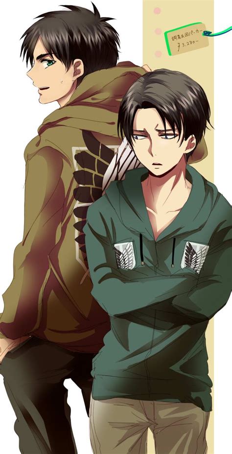We did not find results for: Levi and Eren Attack on Titan credit to artist this is ...