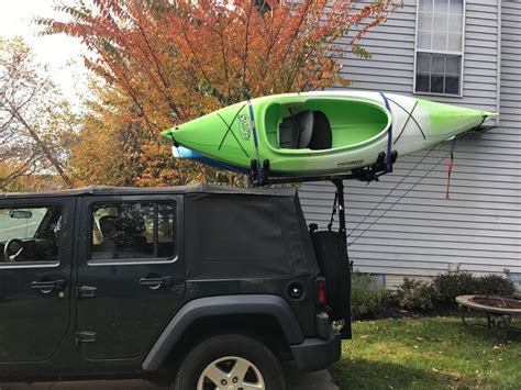 Kayak Holder For Jeep Wranglers Kayak Roof Rack Jeep Wrangler Kayak