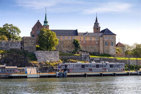 Oslo Norway Panoramic View Of Medieval Akershus Fortress Akershus