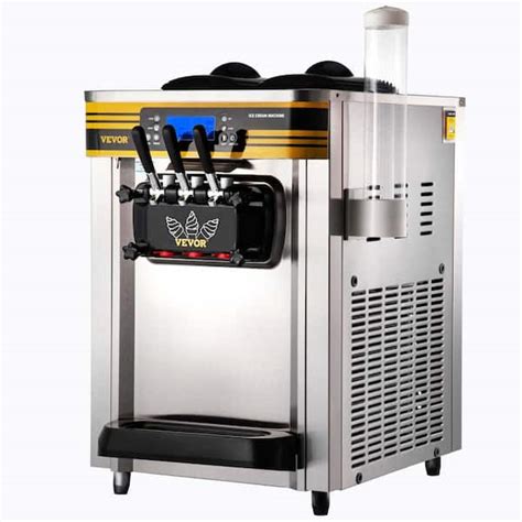 Vevor Commercial Ice Cream Maker Watt Countertop Soft Serve Machine L H Yield Frozen