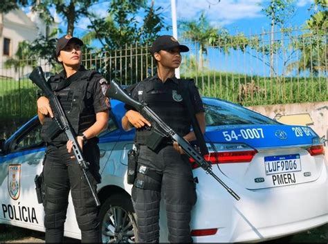 Brazilian Military Police Officers During Reinforced Ostensible Policing At Rock In Rio 2022