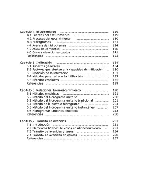 Principios De La Hidrologia Superficial Pdf