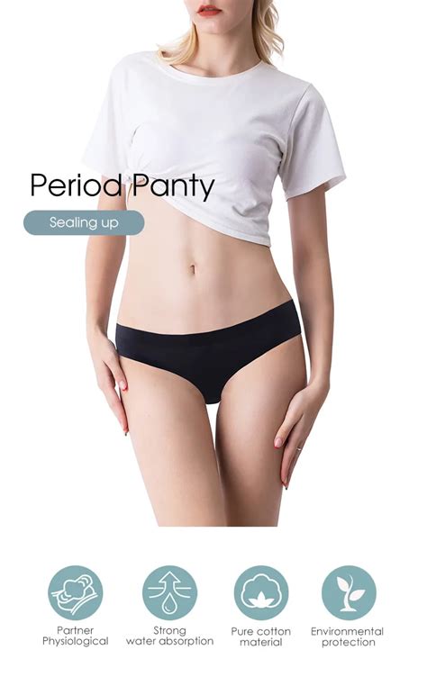 woman 4 layers absorbent menstrual period panties seamless culotte menstruelle majtki