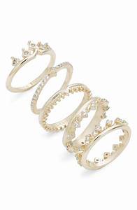 Kendra Scott Set Of 5 Violette Rings Nordstrom Rings Women Jewelry