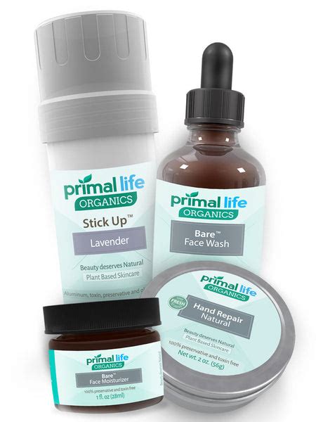 Face And Body Package Primal Life Organics 1 Best Natural Skincare