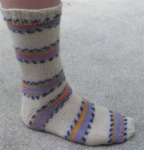 Easy Two Needle Socks Audreys Knits Sock Knitting Patterns