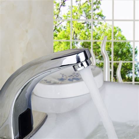 In laundry washing terms, hot water is considered to be 130 degrees fahrenheit (54.4 celsius) or above. Brass Automatic Sensor Faucets Cold and Hot Water Mixer ...