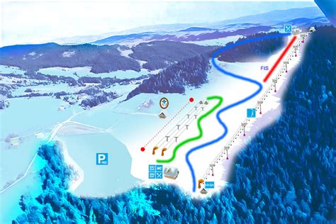 Stacja pkp limanowa ⭐ , poland, limanowa: Limanowa ski Piste Map | Plan of ski slopes and lifts ...