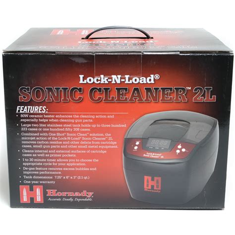 Hornady Lock N Load Sonic Cleaner Ii 2l 110 Volt Powder Valley