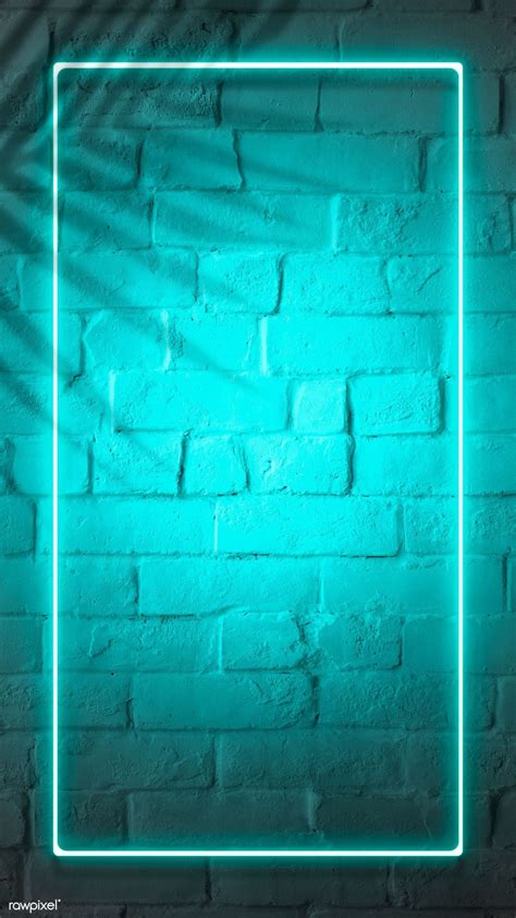 Neon Brick Design On Green Wallpapers Wallpaper Cave