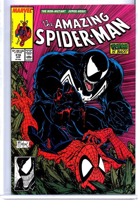Amazing Spider Man 316 By Todd Mcfarlane First Cover Appearance Of