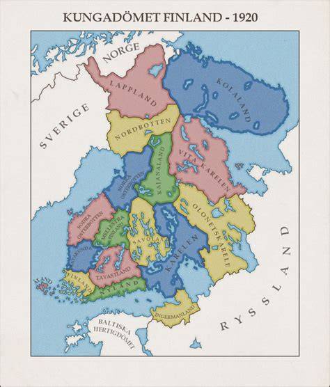 Detailed map of finland and neighboring countries. Greater Finland (1920) - Vivid Maps | Historical maps, Map ...