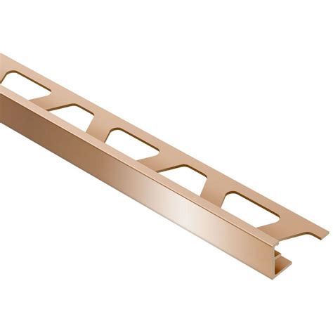 3.6 out of 5 stars 2 ratings. Schluter Jolly Polished Copper Anodized Aluminum 1/2 in. x ...