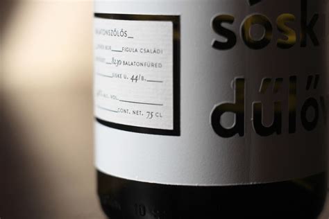 Sóskút Wine Dieline Design Branding And Packaging Inspiration