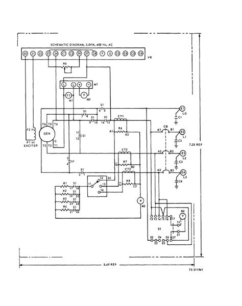 Figure 10 2 Generator Schematic Diagram Model Mep 021a