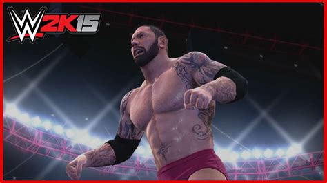 Wwe 2k15 Batista Entrance Signature Finisher Victory Scene Youtube