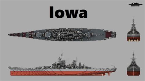 Uss Iowa 1945 11 Scale Minecraft Project Uss Iowa Uss Missouri Iowa