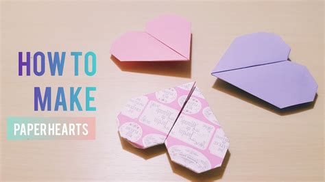 How To Make Paper Heart Origami | Simple step-by-step ...