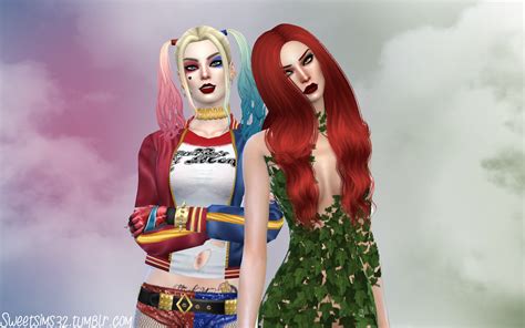 Now would be the time to request if you want anything that i could do, even meshes! Harley Quinn and Poison Ivy in The Sims 4 | Quinn ...