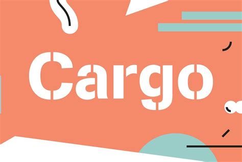 Cargo Font Youworkforthem Photo Letters Stencil Font Studio App