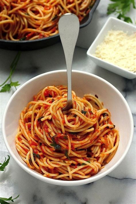 Simple Spaghetti Fra Diavolo Baker By Nature Recipe Tasty Pasta