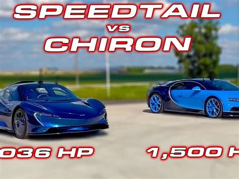 Bugatti Chiron Vs Mclaren Speedtail Una Drag Race Da 8 Milioni Di Euro Motorassicurazioni