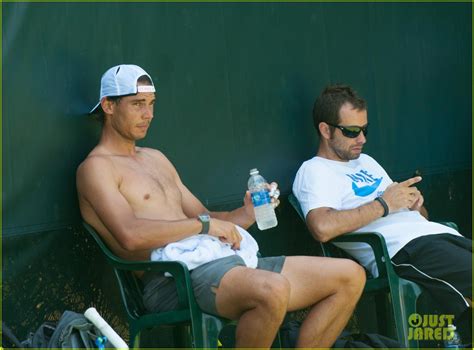 Rafael Nadal Strips Down To Reveal Shirtless Bod At Sony Open Photo