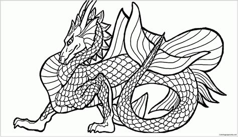 They are endowed with intelligence and magical abilities, such as: Real Dragon 1 Coloring Page - Free Coloring Pages Online