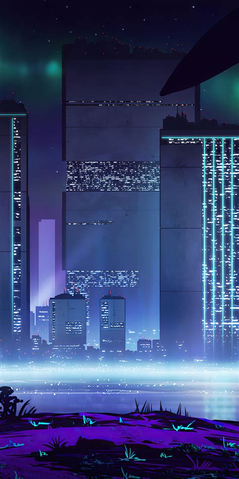 1080x2160 Neon Lights City Cyberpunk 4k One Plus 5thonor 7xhonor View