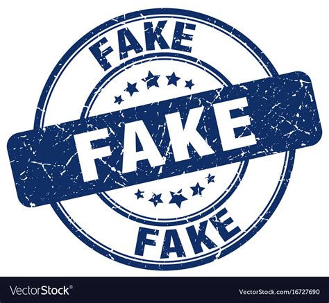 Fake Stamp Royalty Free Vector Image Vectorstock