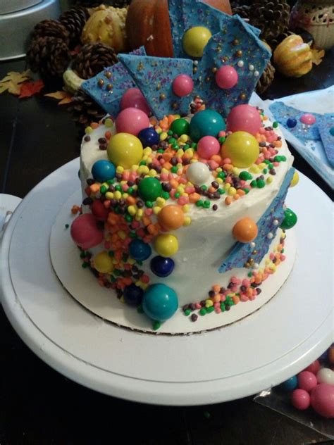 Bubble Gum Cake For The Kiddosjustbecause Cake Desserts
