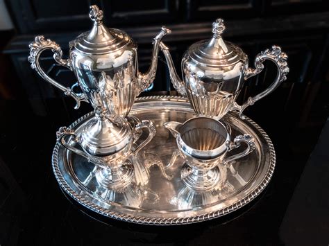 Caught by my boss (4.51) exhibitionism, forced nudity. Antique Silverplate Tea Set With Tray Theodore B Starr in ...
